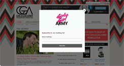 Desktop Screenshot of girliegirlarmy.com